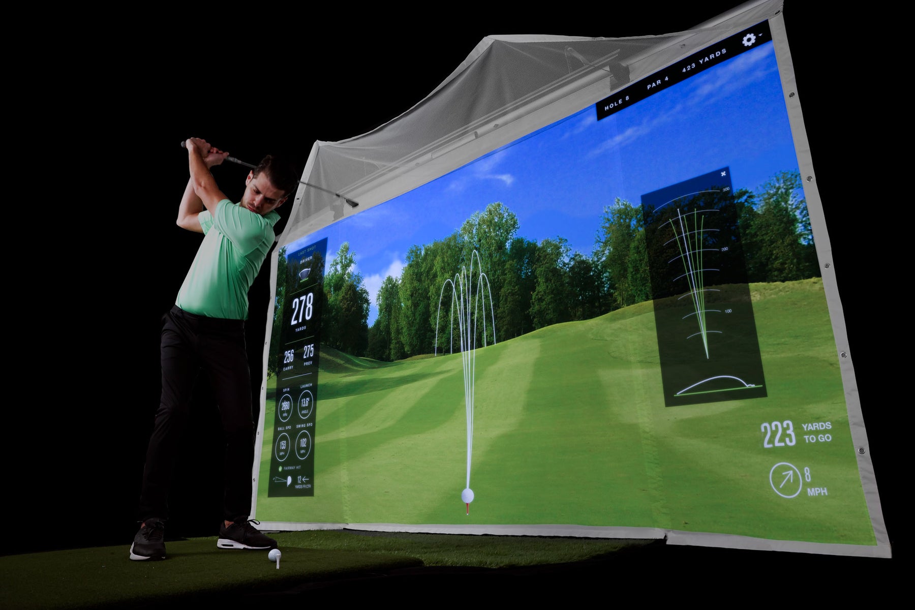 Retractable Golf Impact Screen: Elevate Your Game with the HomeCourse ProScreen 180