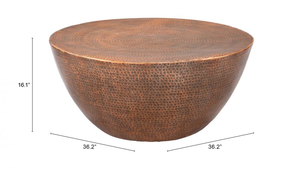 Zuo Modern Sahara Coffee Table Bronze 109752