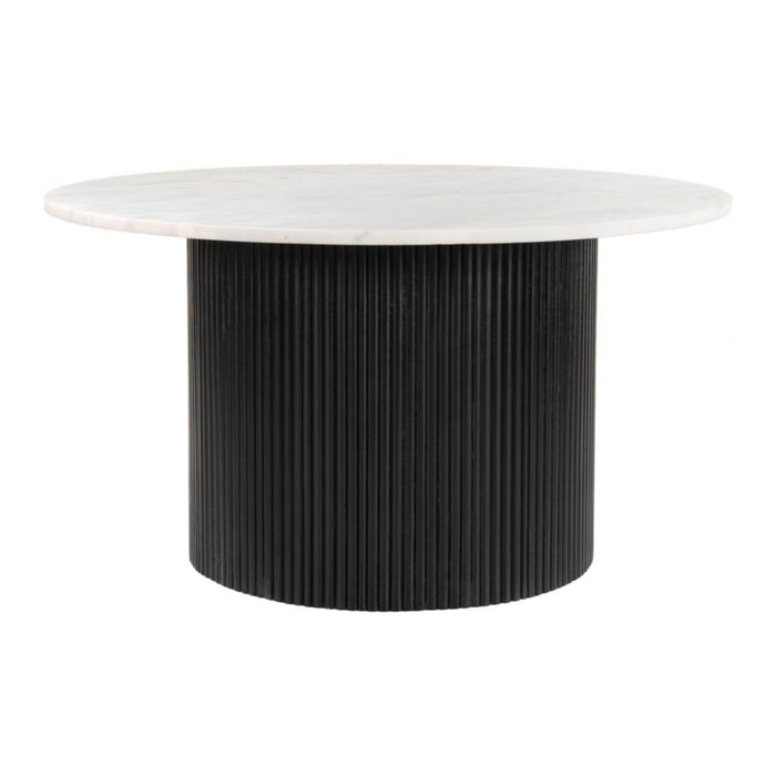 Zuo Modern Izola Coffee Table White & Black 109917