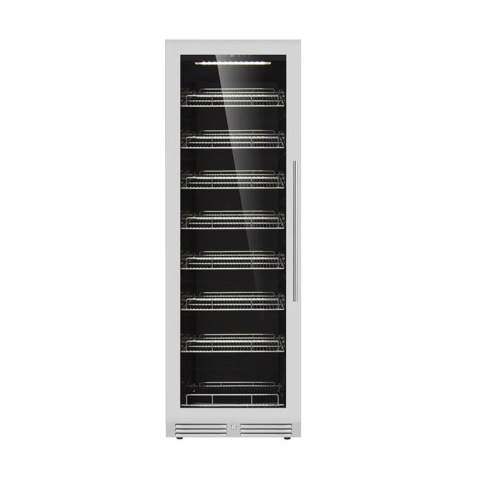 KingsBottle Large Beverage Refrigerator With Low-E Glass Door KBU425BX