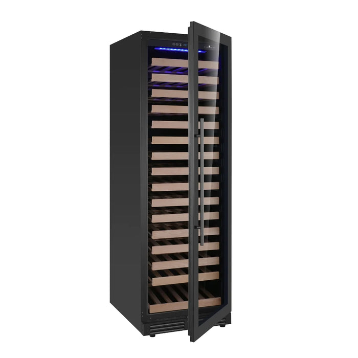 KingsBottle Upright Single Zone Large Wine Cooler With Low-E Glass Door KBU425WX