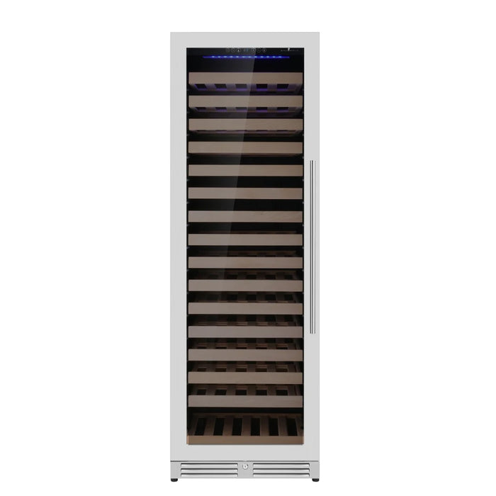 KingsBottle Upright Single Zone Large Wine Cooler With Low-E Glass Door KBU425WX