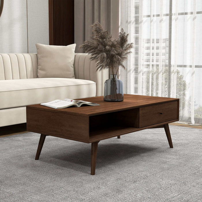 Ashcroft Furniture Caroline Walnut Coffee Table 7632323084440