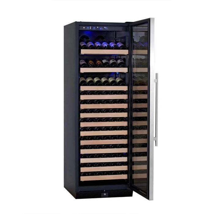 KingsBottle 166 Bottle Large Wine Cooler Refrigerator Drinks Cabinet KBU170WX